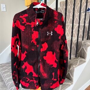 Under Armour Red and Black ColdGear Fleece